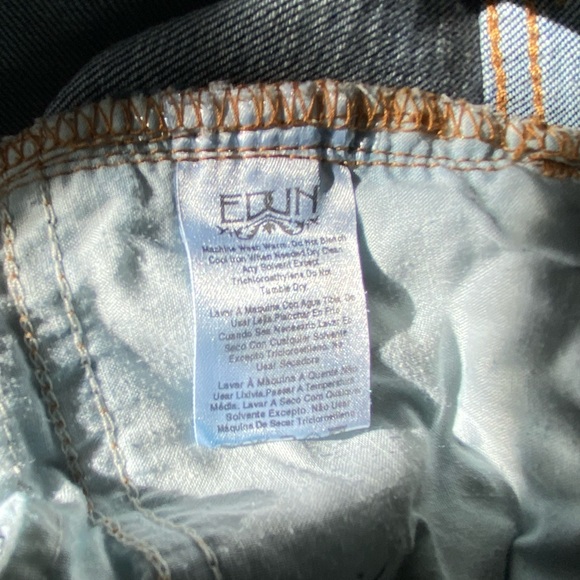 Edun Medium Wash Flare Jeans - Picture 12 of 14